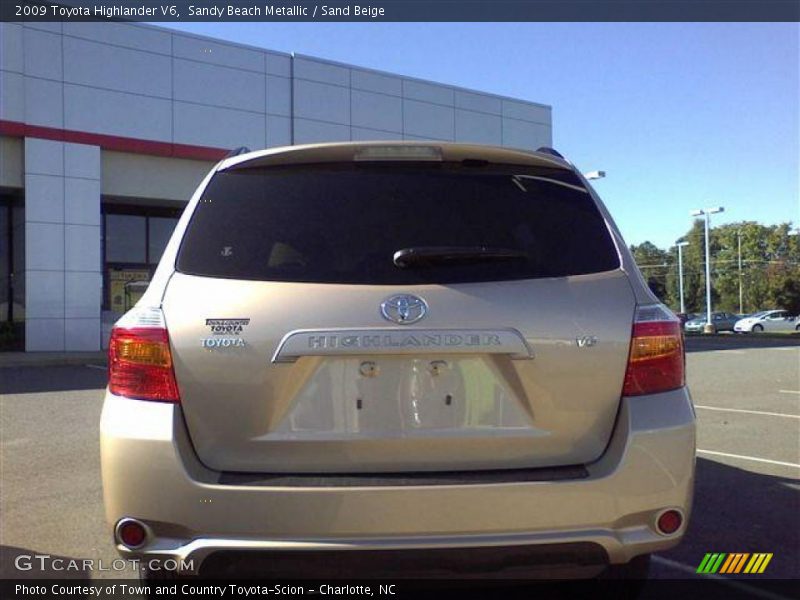 Sandy Beach Metallic / Sand Beige 2009 Toyota Highlander V6
