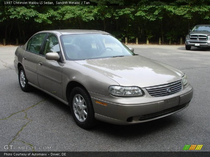 Sandrift Metallic / Tan 1997 Chevrolet Malibu LS Sedan