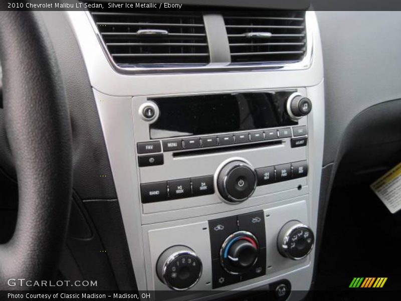 Silver Ice Metallic / Ebony 2010 Chevrolet Malibu LT Sedan