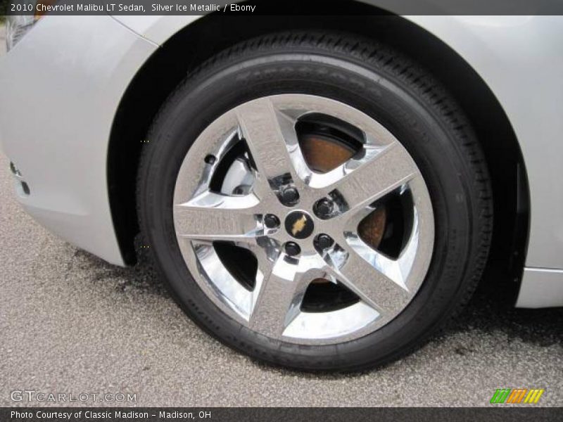 Silver Ice Metallic / Ebony 2010 Chevrolet Malibu LT Sedan