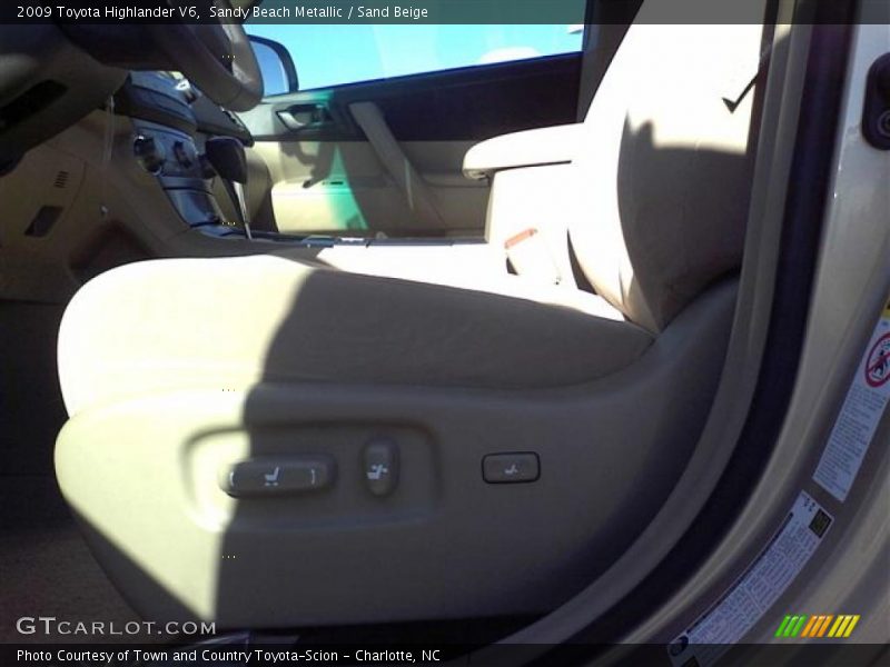 Sandy Beach Metallic / Sand Beige 2009 Toyota Highlander V6