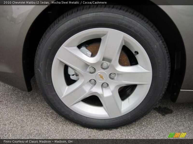 Mocha Steel Metallic / Cocoa/Cashmere 2010 Chevrolet Malibu LS Sedan