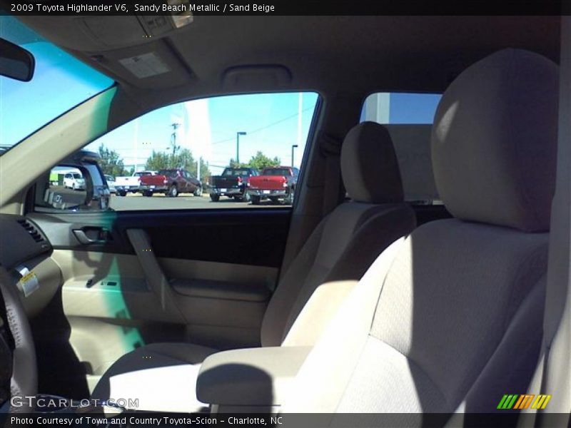Sandy Beach Metallic / Sand Beige 2009 Toyota Highlander V6