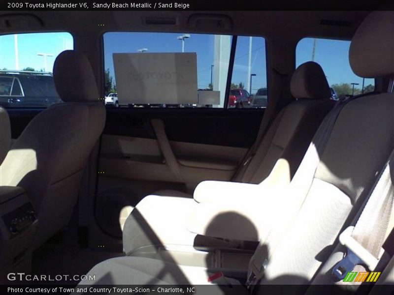 Sandy Beach Metallic / Sand Beige 2009 Toyota Highlander V6