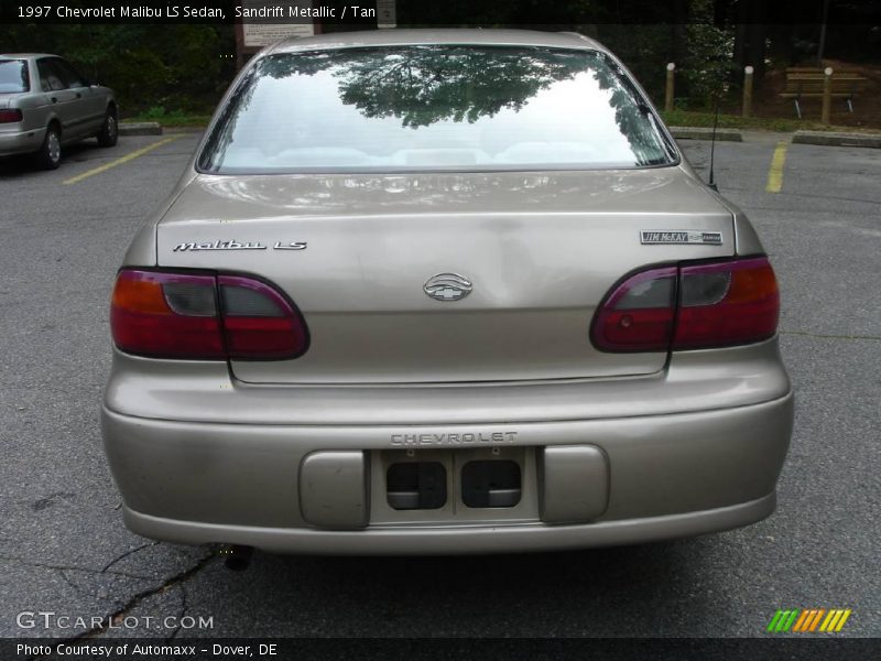 Sandrift Metallic / Tan 1997 Chevrolet Malibu LS Sedan
