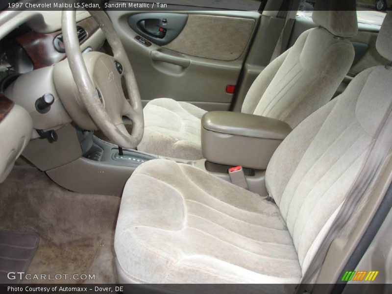 Sandrift Metallic / Tan 1997 Chevrolet Malibu LS Sedan