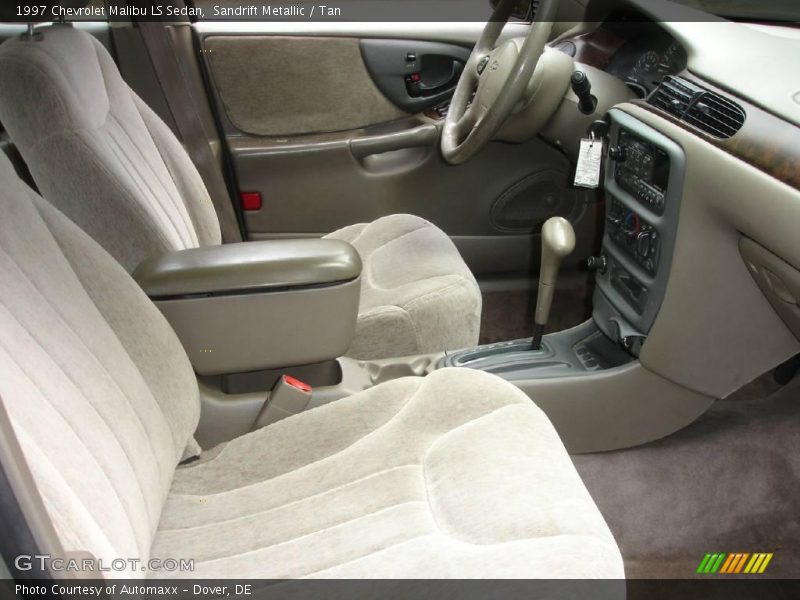 Sandrift Metallic / Tan 1997 Chevrolet Malibu LS Sedan