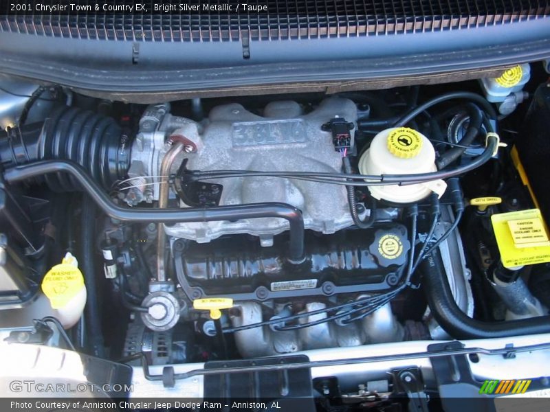 Bright Silver Metallic / Taupe 2001 Chrysler Town & Country EX
