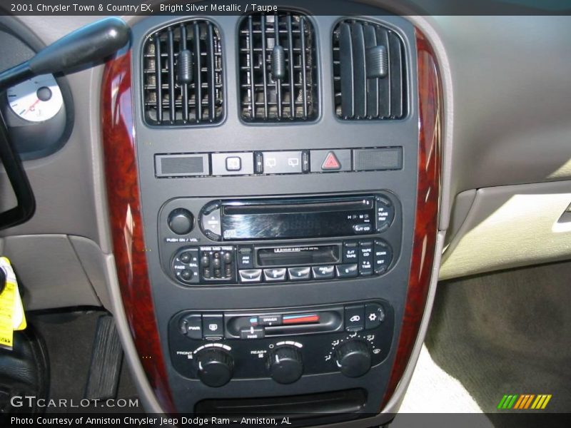 Bright Silver Metallic / Taupe 2001 Chrysler Town & Country EX