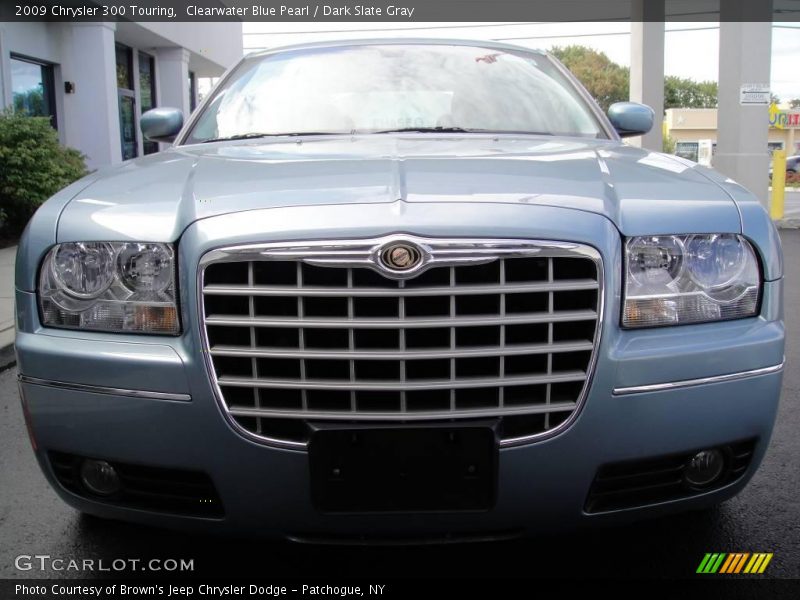 Clearwater Blue Pearl / Dark Slate Gray 2009 Chrysler 300 Touring