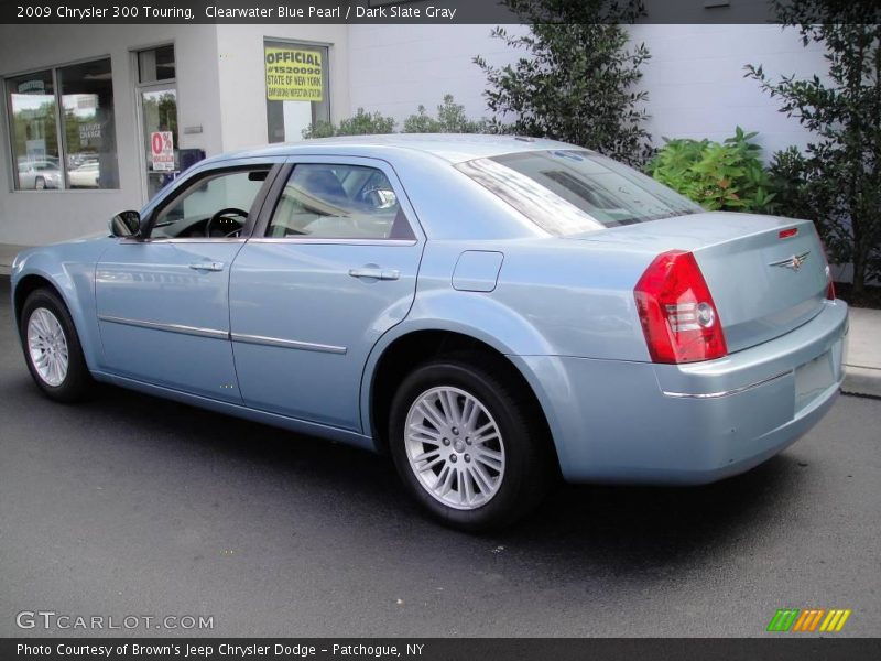 Clearwater Blue Pearl / Dark Slate Gray 2009 Chrysler 300 Touring