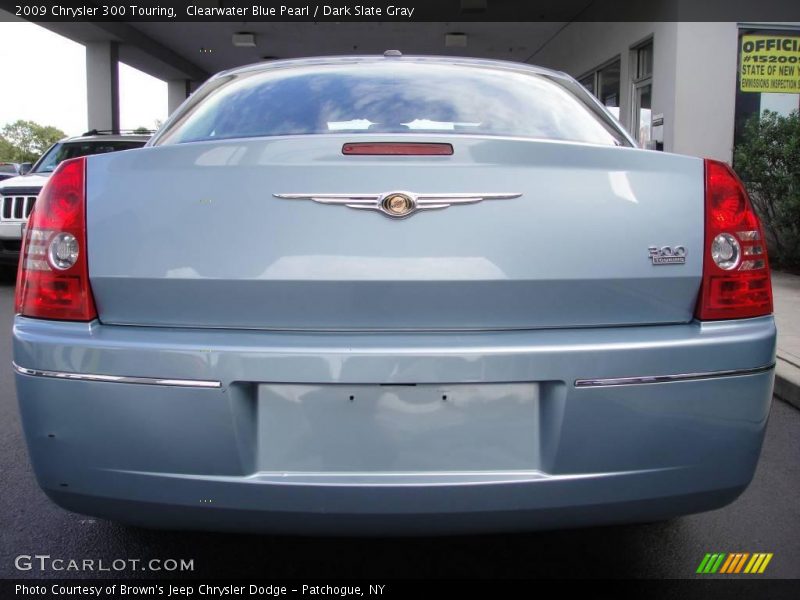 Clearwater Blue Pearl / Dark Slate Gray 2009 Chrysler 300 Touring