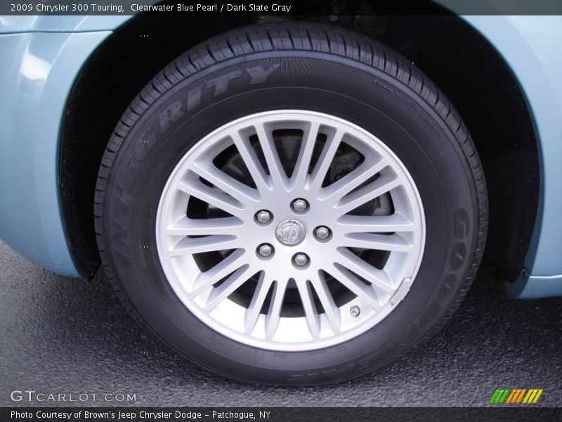 Clearwater Blue Pearl / Dark Slate Gray 2009 Chrysler 300 Touring
