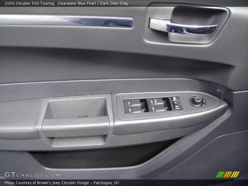 Clearwater Blue Pearl / Dark Slate Gray 2009 Chrysler 300 Touring