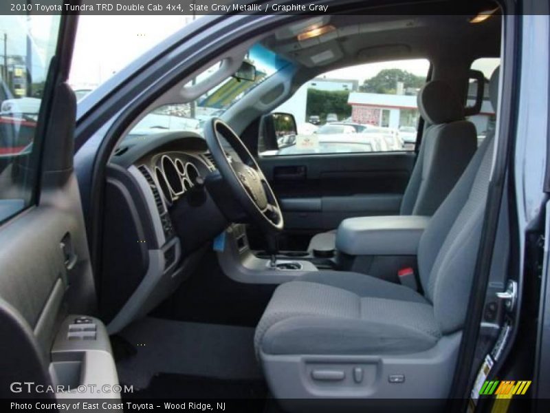 Slate Gray Metallic / Graphite Gray 2010 Toyota Tundra TRD Double Cab 4x4