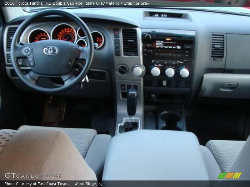 Slate Gray Metallic / Graphite Gray 2010 Toyota Tundra TRD Double Cab 4x4