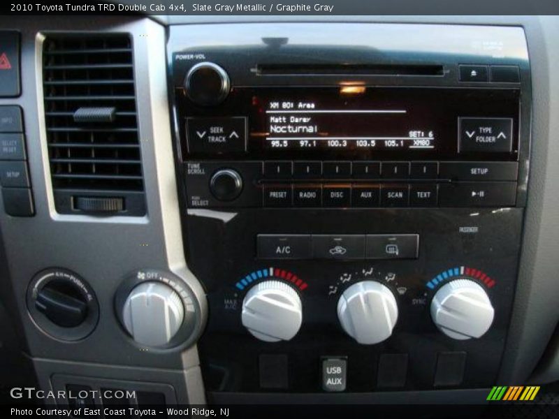 Slate Gray Metallic / Graphite Gray 2010 Toyota Tundra TRD Double Cab 4x4