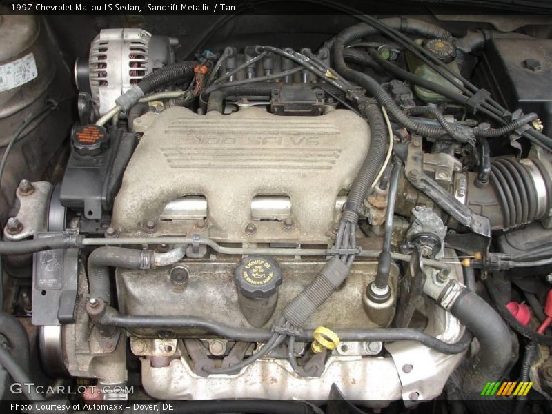 Sandrift Metallic / Tan 1997 Chevrolet Malibu LS Sedan