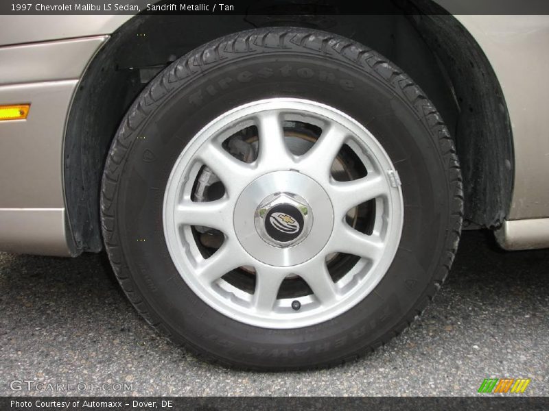 Sandrift Metallic / Tan 1997 Chevrolet Malibu LS Sedan