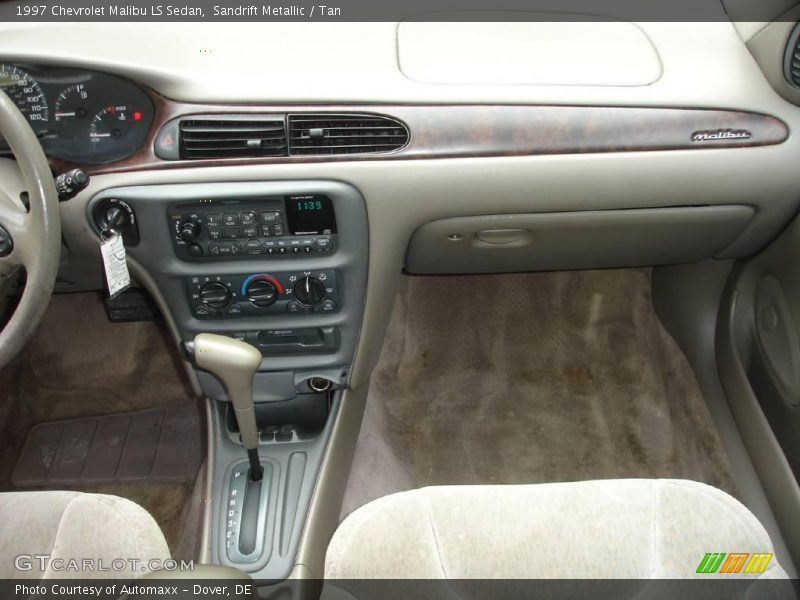 Sandrift Metallic / Tan 1997 Chevrolet Malibu LS Sedan