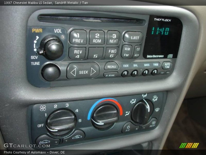 Sandrift Metallic / Tan 1997 Chevrolet Malibu LS Sedan