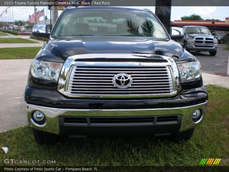 Black / Red Rock 2010 Toyota Tundra Platinum CrewMax 4x4