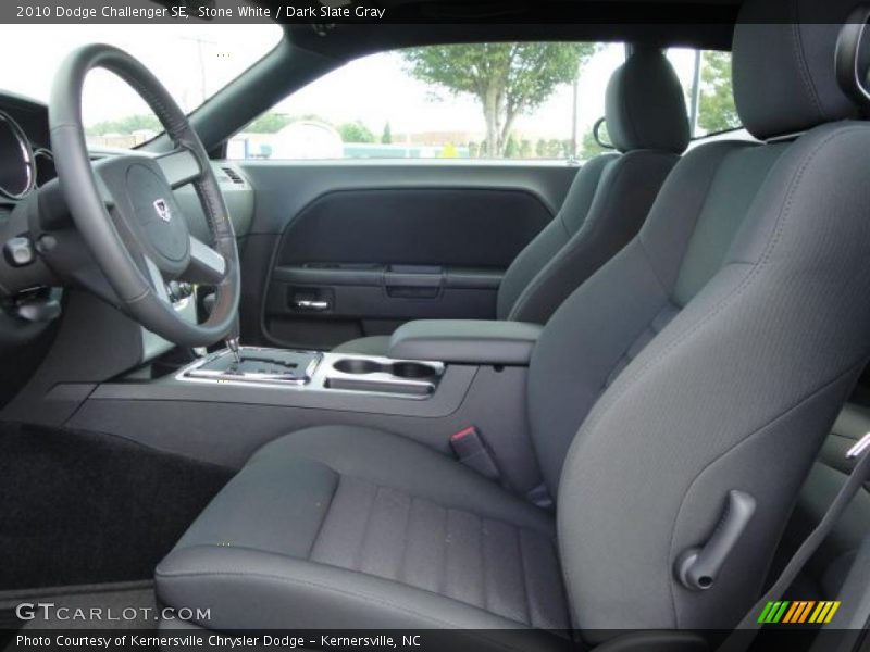 Stone White / Dark Slate Gray 2010 Dodge Challenger SE