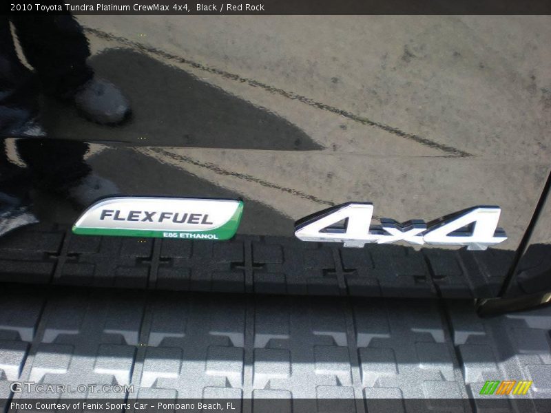Black / Red Rock 2010 Toyota Tundra Platinum CrewMax 4x4