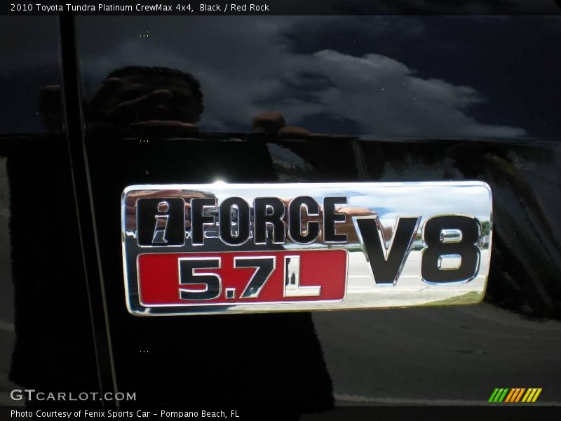 Black / Red Rock 2010 Toyota Tundra Platinum CrewMax 4x4
