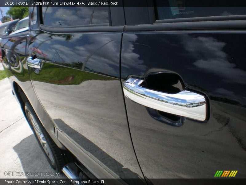 Black / Red Rock 2010 Toyota Tundra Platinum CrewMax 4x4
