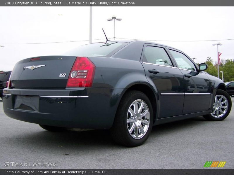 Steel Blue Metallic / Dark Khaki/Light Graystone 2008 Chrysler 300 Touring