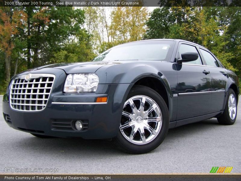 Steel Blue Metallic / Dark Khaki/Light Graystone 2008 Chrysler 300 Touring