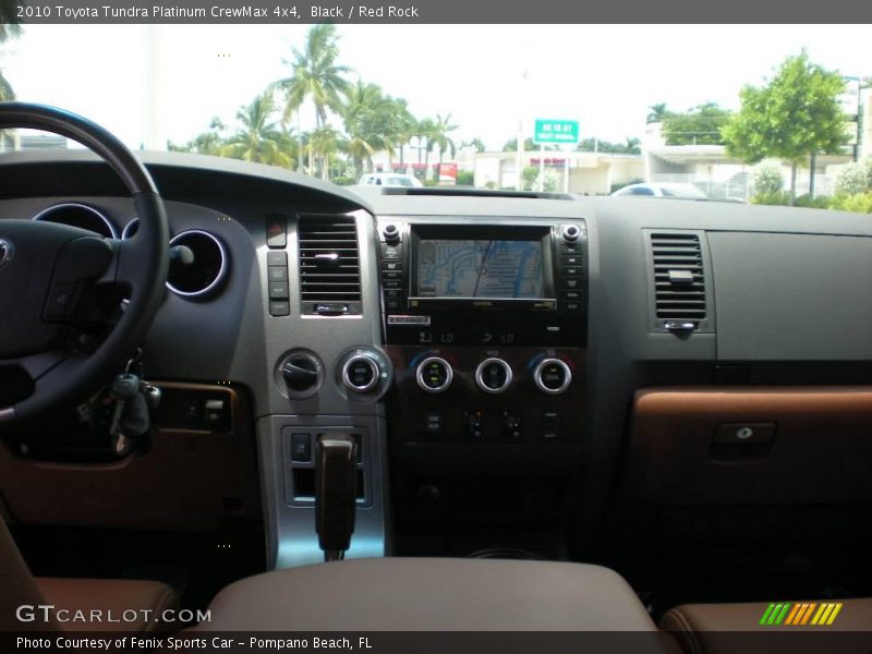 Black / Red Rock 2010 Toyota Tundra Platinum CrewMax 4x4