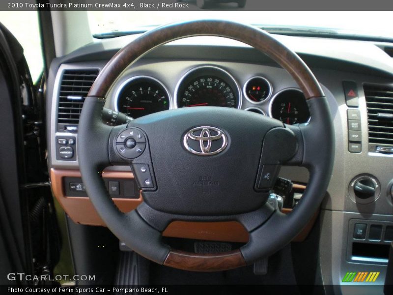 Black / Red Rock 2010 Toyota Tundra Platinum CrewMax 4x4