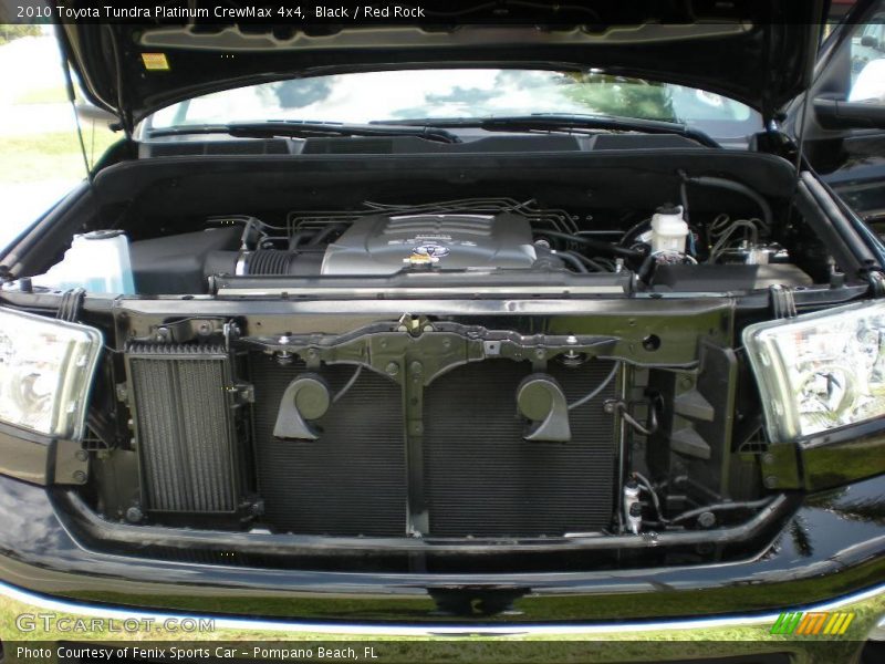 Black / Red Rock 2010 Toyota Tundra Platinum CrewMax 4x4