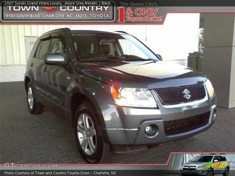 Azure Grey Metallic / Black 2007 Suzuki Grand Vitara Luxury