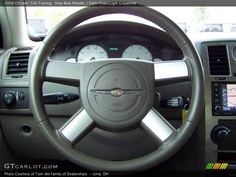 Steel Blue Metallic / Dark Khaki/Light Graystone 2008 Chrysler 300 Touring