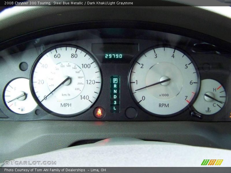 Steel Blue Metallic / Dark Khaki/Light Graystone 2008 Chrysler 300 Touring