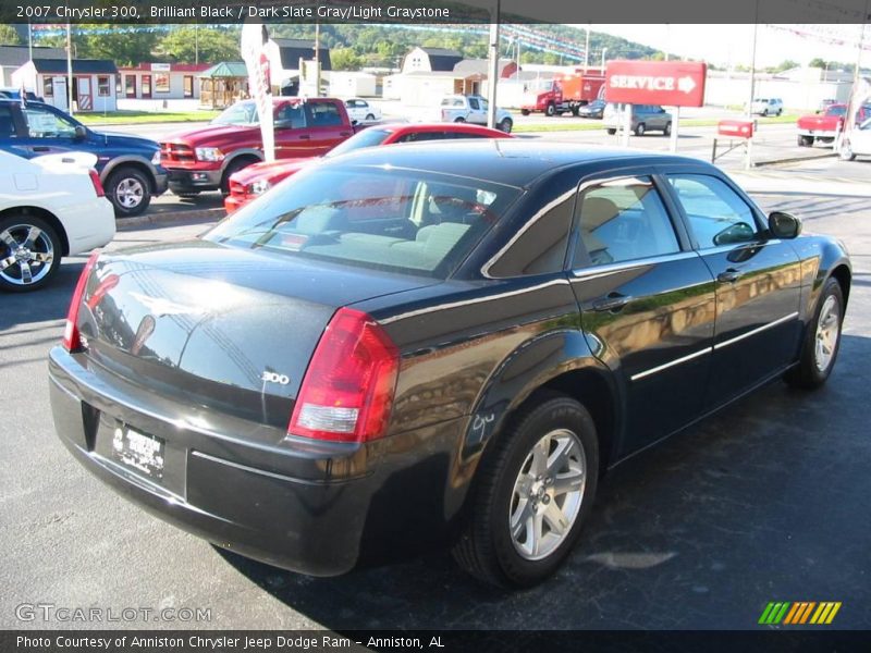 Brilliant Black / Dark Slate Gray/Light Graystone 2007 Chrysler 300