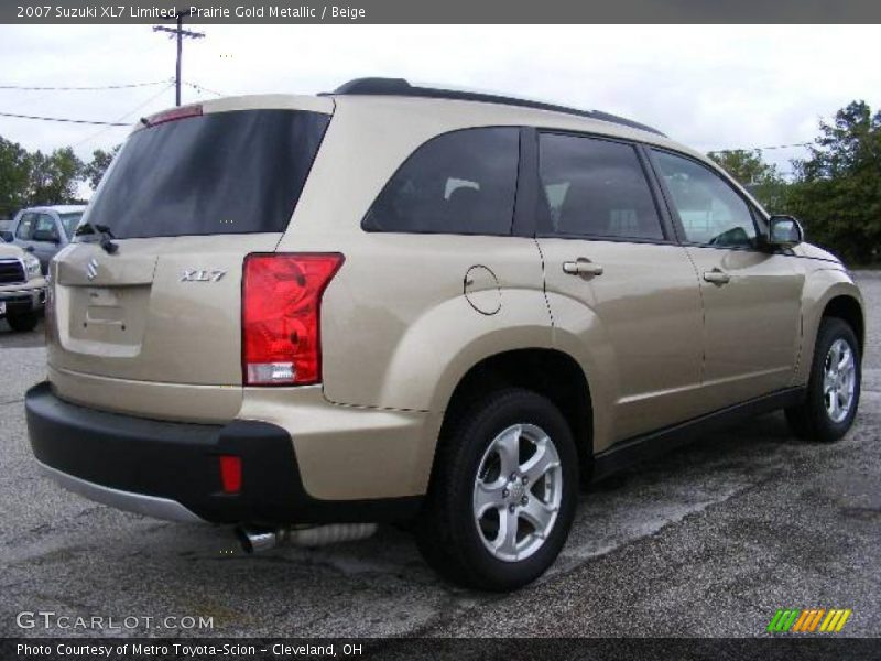 Prairie Gold Metallic / Beige 2007 Suzuki XL7 Limited