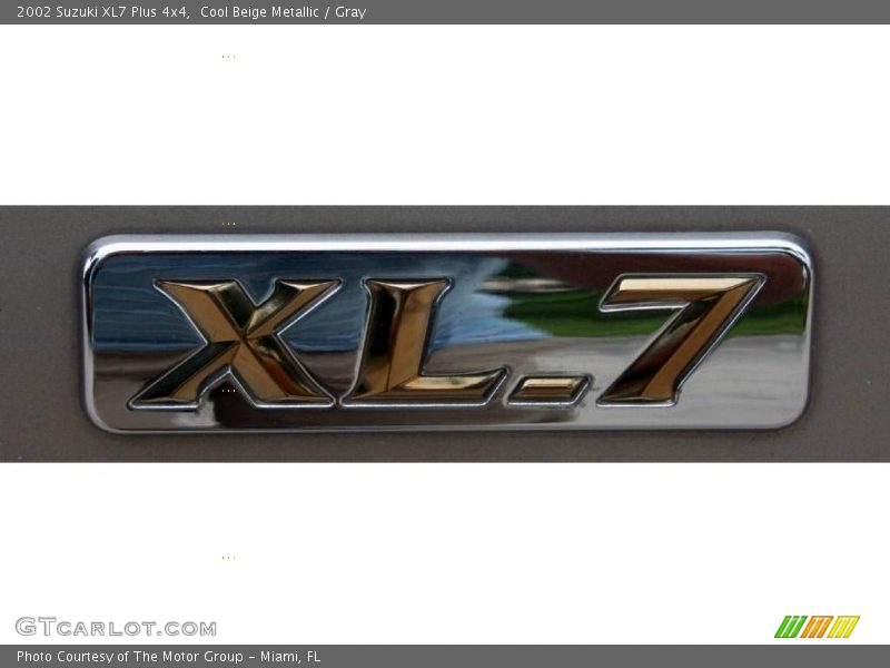 Cool Beige Metallic / Gray 2002 Suzuki XL7 Plus 4x4