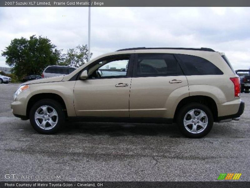 Prairie Gold Metallic / Beige 2007 Suzuki XL7 Limited