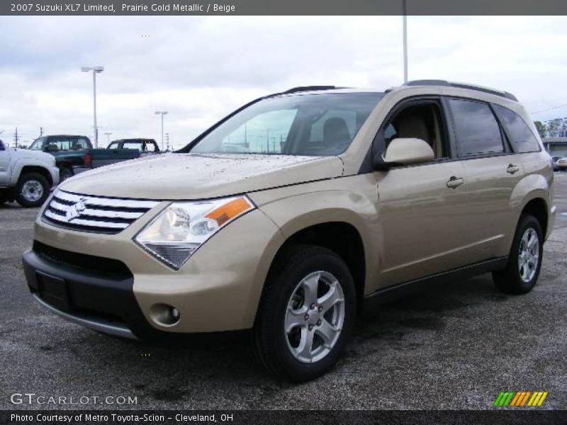 Prairie Gold Metallic / Beige 2007 Suzuki XL7 Limited