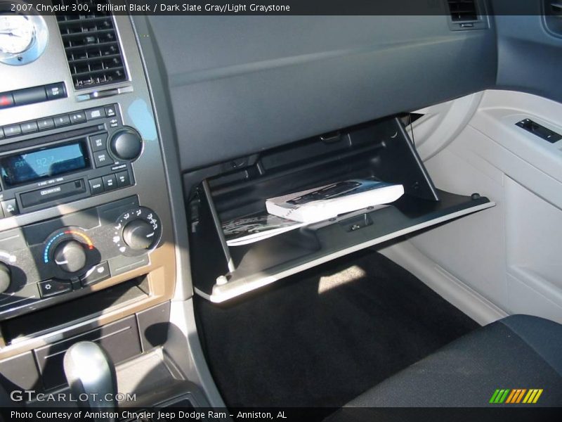 Brilliant Black / Dark Slate Gray/Light Graystone 2007 Chrysler 300