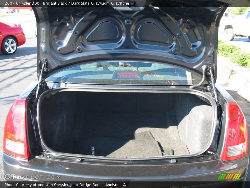Brilliant Black / Dark Slate Gray/Light Graystone 2007 Chrysler 300