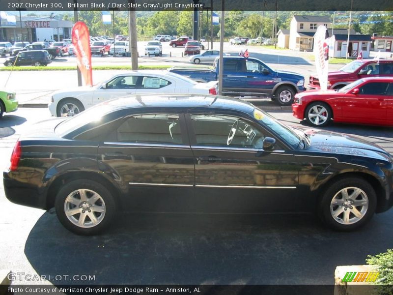 Brilliant Black / Dark Slate Gray/Light Graystone 2007 Chrysler 300