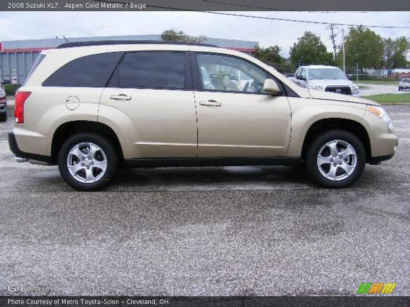 Aspen Gold Metallic / Beige 2008 Suzuki XL7