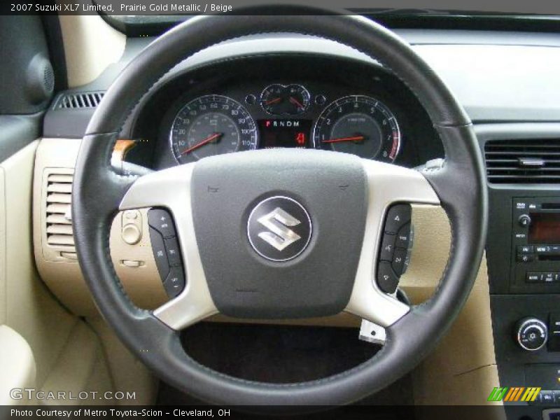 Prairie Gold Metallic / Beige 2007 Suzuki XL7 Limited