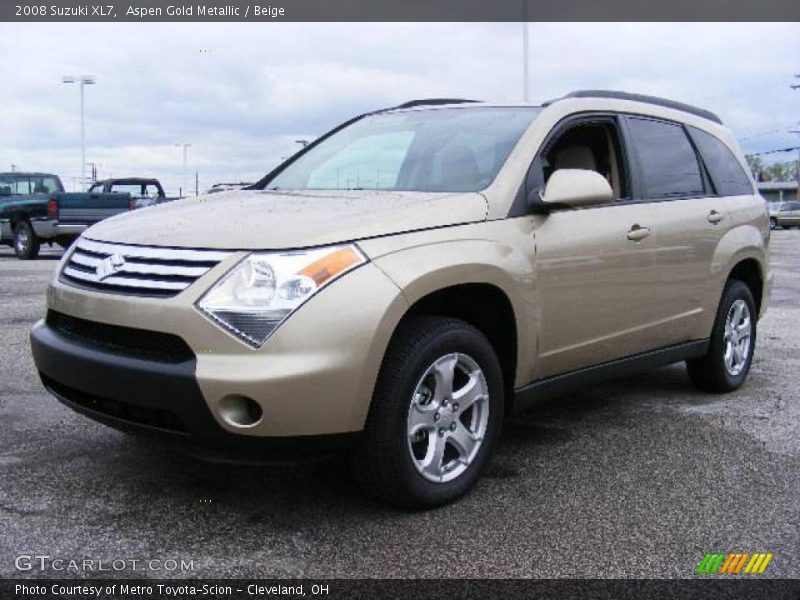 Aspen Gold Metallic / Beige 2008 Suzuki XL7