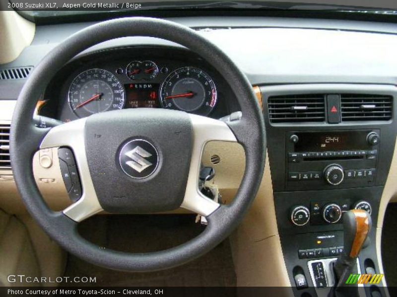 Aspen Gold Metallic / Beige 2008 Suzuki XL7